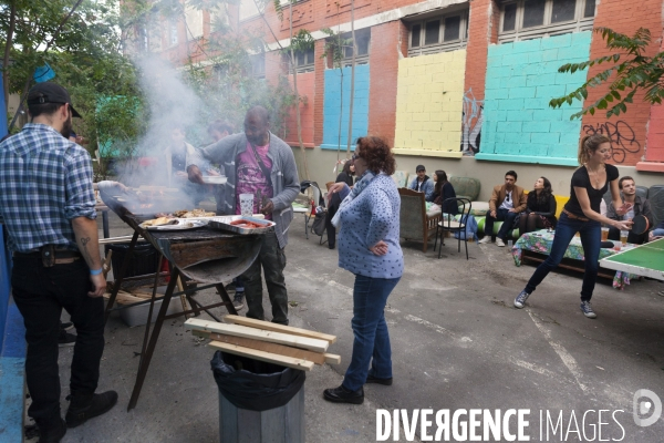 Occupation temporaire de territoire / Soukmachine à Pantin