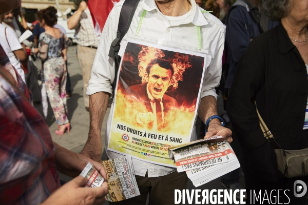 Manifestation des Insoumis contre la loi travail