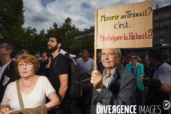 Manifestation des Insoumis contre la loi travail