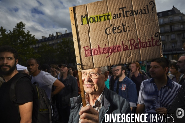 Manifestation des Insoumis contre la loi travail