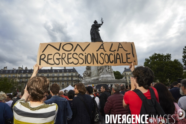 Manifestation des Insoumis contre la loi travail