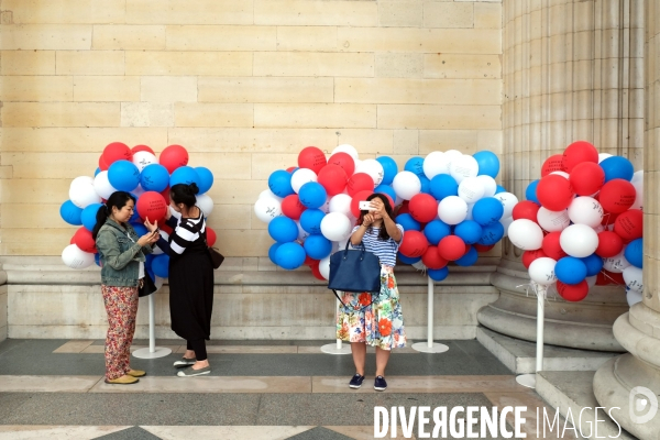 En ce jour du 14 Juillet, le Pantheon fete la Republique