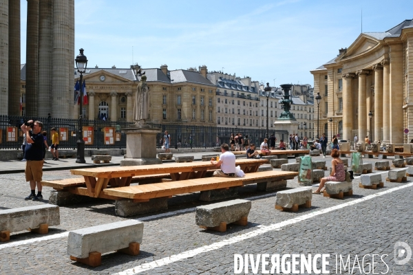 Paris va amenager 7 places. .Concertation pour l amenagement de la place du Pantheon