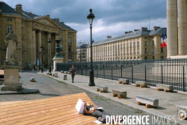 Paris va amenager 7 places. .Concertation pour l amenagement de la place du Pantheon