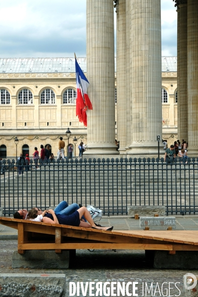 Paris va amenager 7 places. .Concertation pour l amenagement de la place du Pantheon