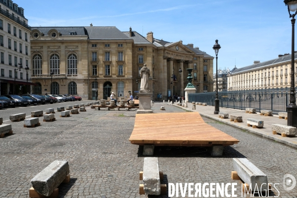 Paris va amenager 7 places. .Concertation pour l amenagement de la place du Pantheon