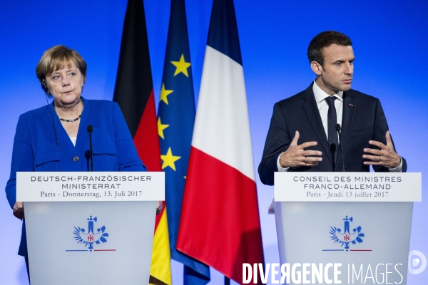 Conseil des ministres franco-allemand à l Elysée