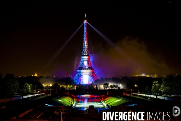 La tour Eiffel en voit de toutes les couleurs pour le 14 juillet