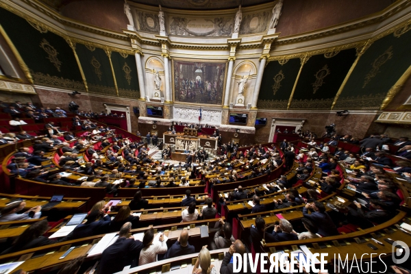 Photos d illustration de l hémicycle de l Assemblée Nationale à Paris