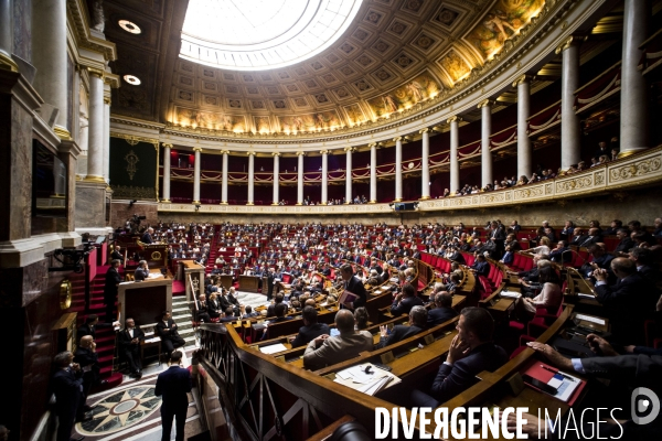 Photos d illustration de l hémicycle de l Assemblée Nationale à Paris