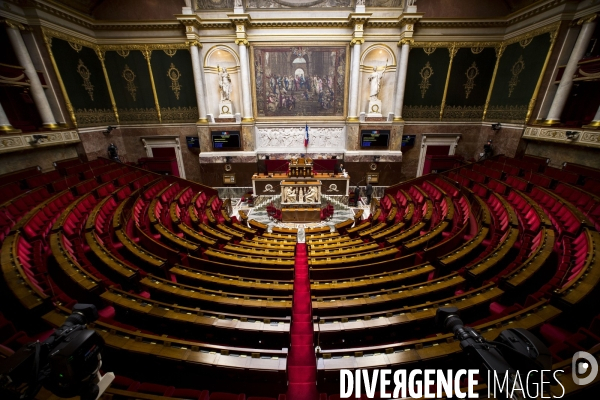 Photos d illustration de l hémicycle de l Assemblée Nationale à Paris