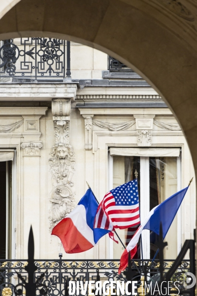 Le président américain Donald TRUMP à l Elysée