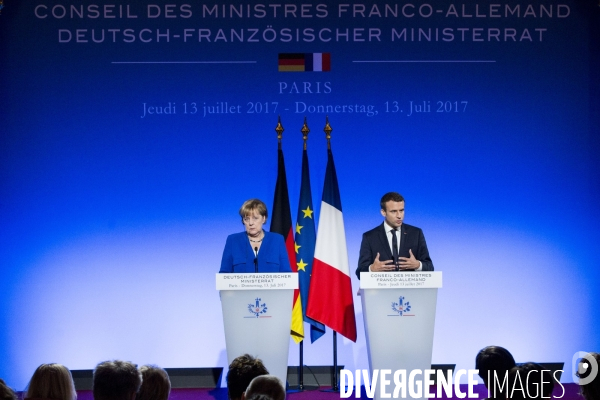 Conseil des ministres franco-allemand à l Elysée