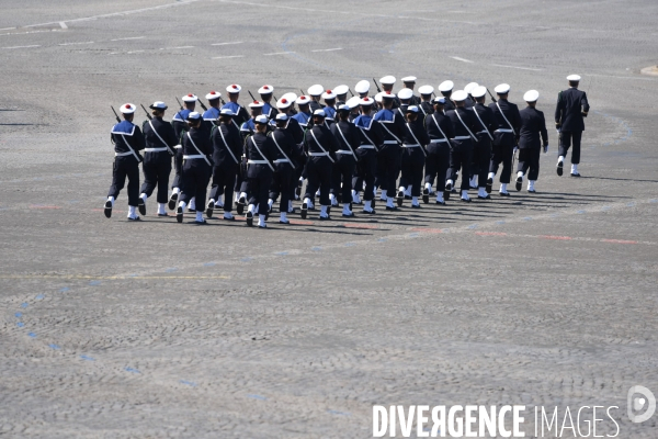 Donald Trump et Emmanuel Macron au défilé du 14 juillet