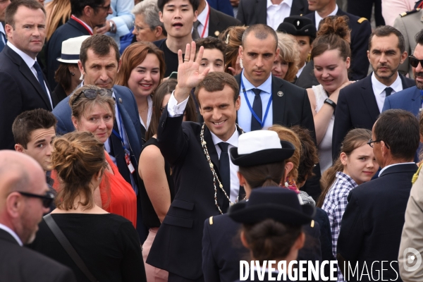 Donald Trump et Emmanuel Macron au défilé du 14 juillet