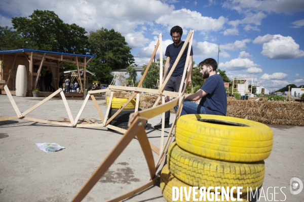 Occupation temporaire de territoire / La Prairie du Canal à Bobigny