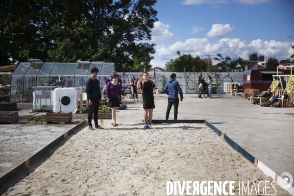 Occupation temporaire de territoire / La Prairie du Canal à Bobigny