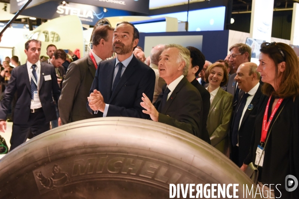 Edouard Philippe au Salon du Bourget