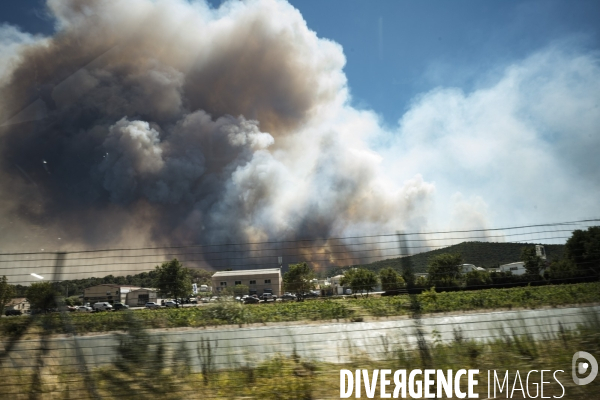 Incendie de Bormes les mimosas (