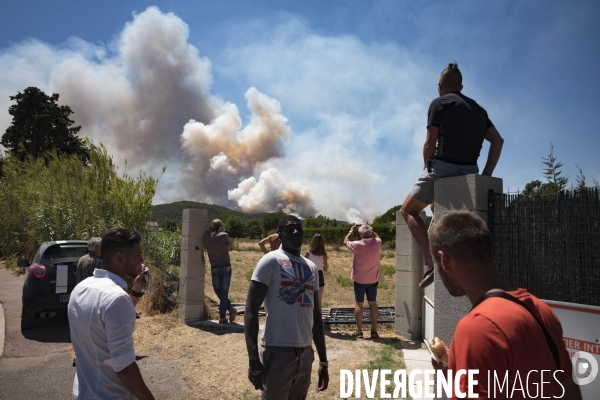 Incendie de Bormes les mimosas (