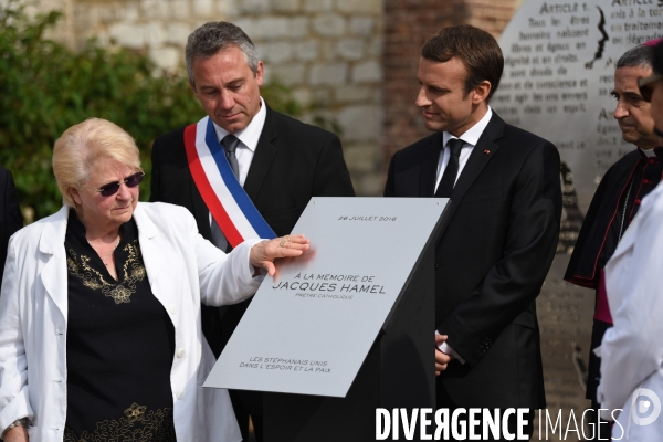 A la mémoire du père Hamel. St-Etienne-du-Rouvray