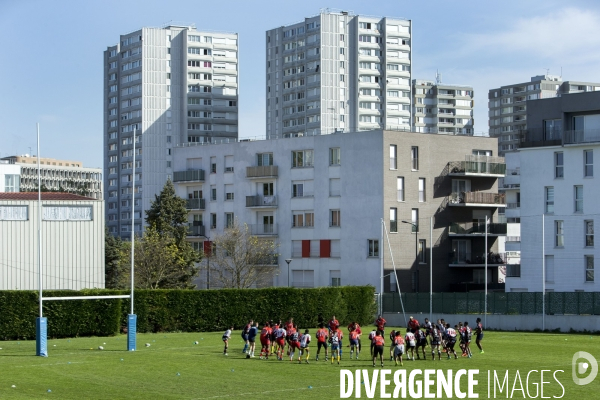 Journée de sélection au centre de formation du club de rugby de Bobigny