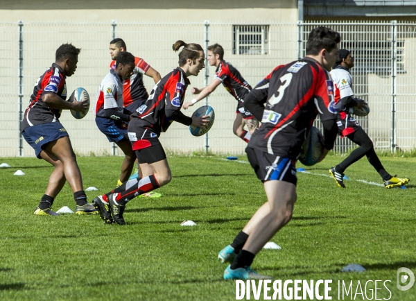 Journée de sélection au centre de formation du club de rugby de Bobigny