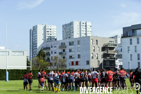 Journée de sélection au centre de formation du club de rugby de Bobigny