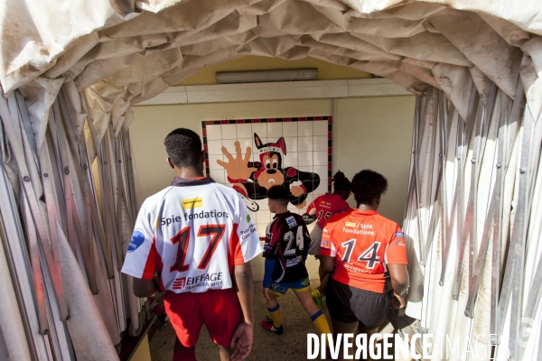 Journée de sélection au centre de formation du club de rugby de Bobigny