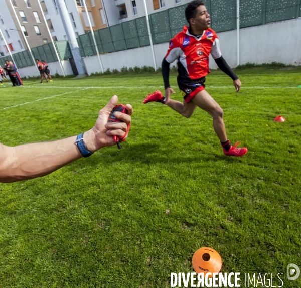 Journée de sélection au centre de formation du club de rugby de Bobigny