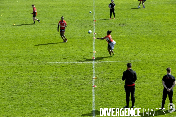 Journée de sélection au centre de formation du club de rugby de Bobigny