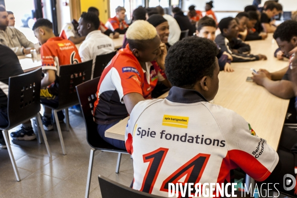 Journée de sélection au centre de formation du club de rugby de Bobigny