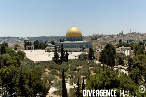 HARAM Al-SHARIF : Esplanade des mosquées de JERUSALEM