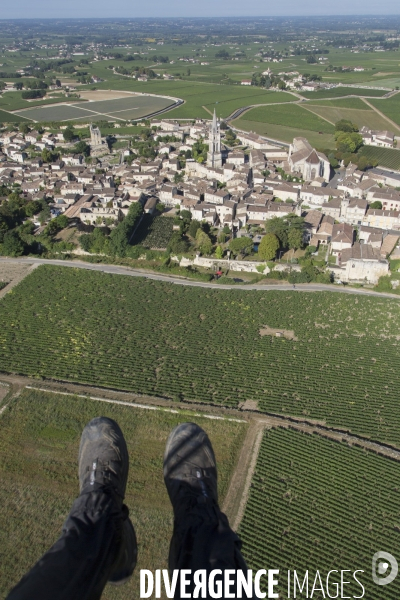 Saint-Emilion, au dessus des grands châteaux