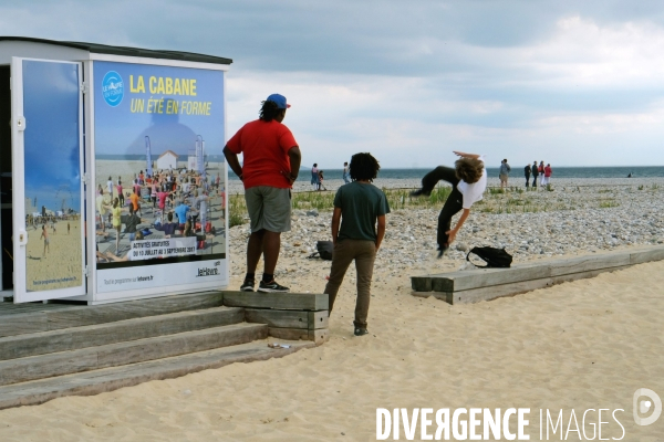Juillet2017.Parkour a la plage