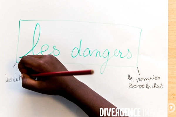 En classe