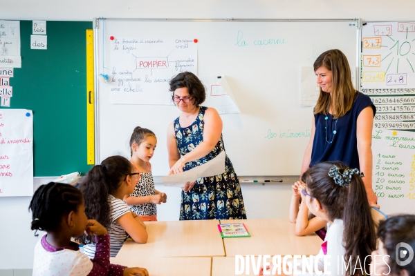 En classe