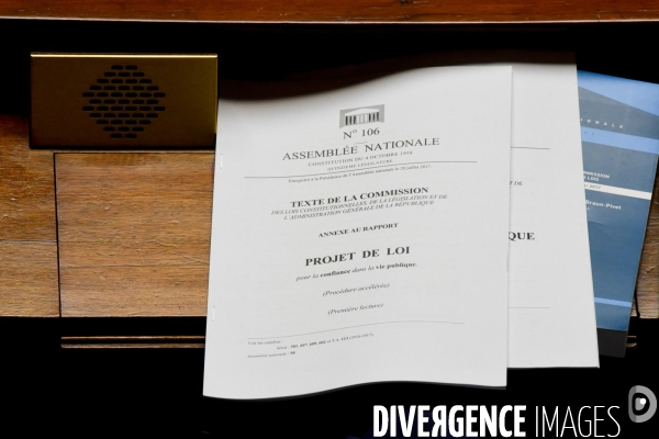 Confiance dans la vie publique. Débat à l Assemblée nationale.