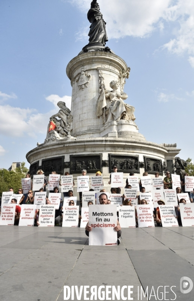 Journée Mondiale pour la Fin du Spécisme à Paris. World Day for the End of Specism.