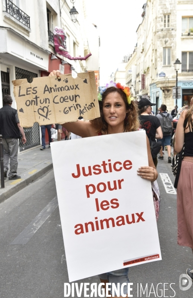 Journée Mondiale pour la Fin du Spécisme à Paris. World Day for the End of Specism.