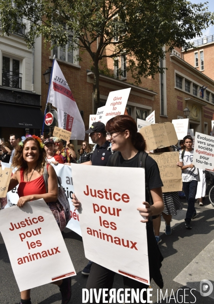 Journée Mondiale pour la Fin du Spécisme à Paris. World Day for the End of Specism.