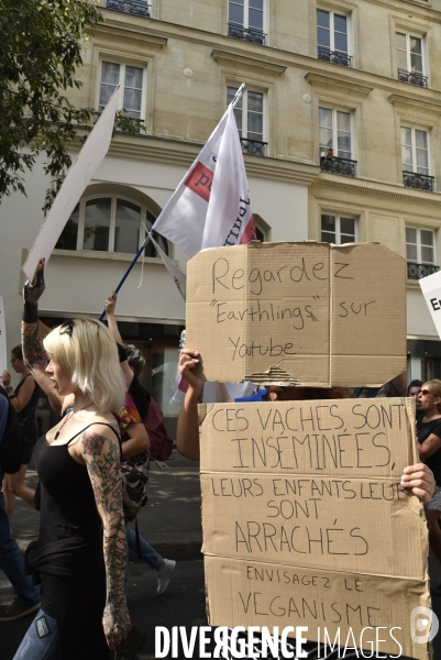 Journée Mondiale pour la Fin du Spécisme à Paris. World Day for the End of Specism.