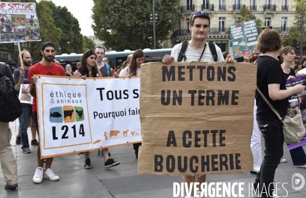 Journée Mondiale pour la Fin du Spécisme à Paris. World Day for the End of Specism.