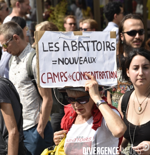 Journée Mondiale pour la Fin du Spécisme à Paris. World Day for the End of Specism.