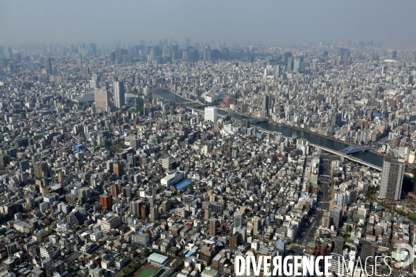 Vue Generale de TOKYO depuis la tour SKYTREE