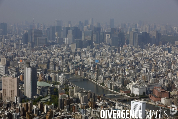 Vue Generale de TOKYO depuis la tour SKYTREE