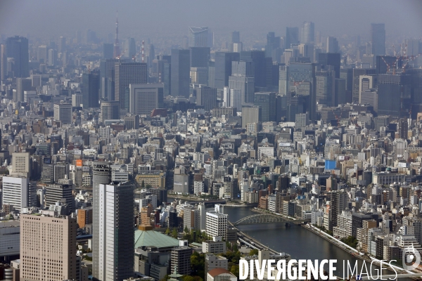 Vue Generale de TOKYO depuis la tour SKYTREE