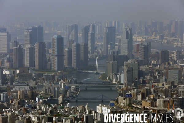 Vue Generale de TOKYO depuis la tour SKYTREE