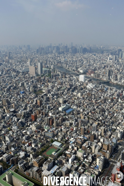 Vue Generale de TOKYO depuis la tour SKYTREE