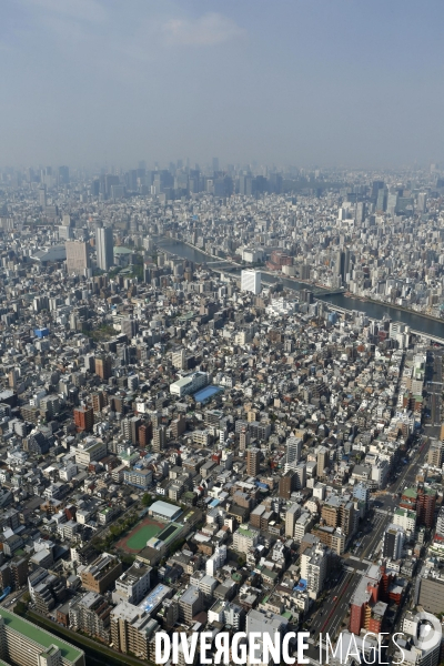 Vue Generale de TOKYO depuis la tour SKYTREE